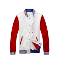 wholesale custom print logo plain fleece college jacket